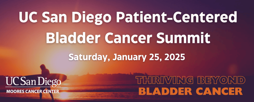 UC San Diego Patient-Centered Bladder Cancer Summit Banner